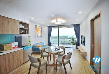 A lovely two bedroom apartment for lease in Nghi Tam st, Tay Ho