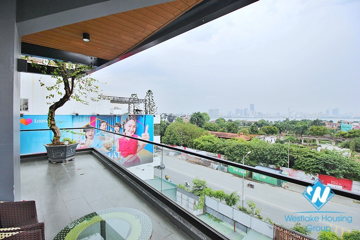 Brand new and morden 2 beds aparment for rent in Nghi Tam st, Tay Ho