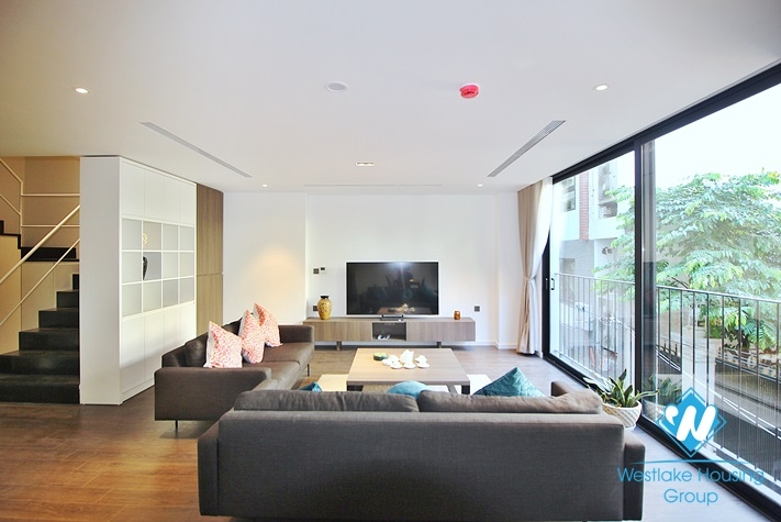 Morden 3 bedrooms duplex apartment for rent in To Ngoc Van st, Tay Ho