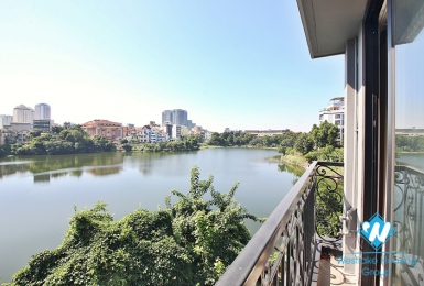 Lake view and bright two bedrooms apartment for rent in Tay Ho