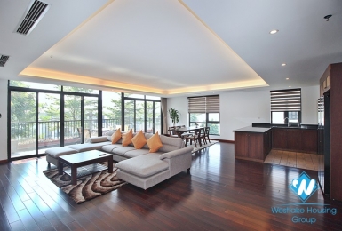 Indochina style apartment for rent in Tu Hoa street, Tay Ho