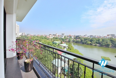 Lakeview and brandnew 3 beds apartment for rent in Tu Hoa area, Tay Ho
