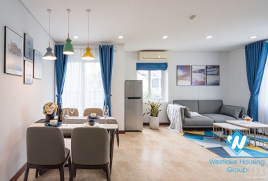 Modern one bedroom apartment for rent in Kim Ma st, Ba Dinh district .