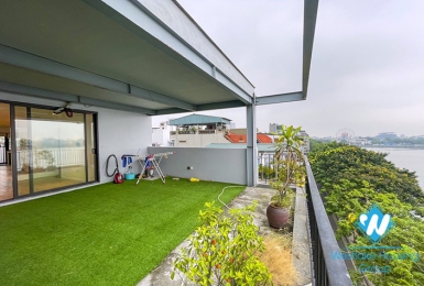 Duplex two bedroom modern for rent in Nhat Chieu st, Tay Ho district.