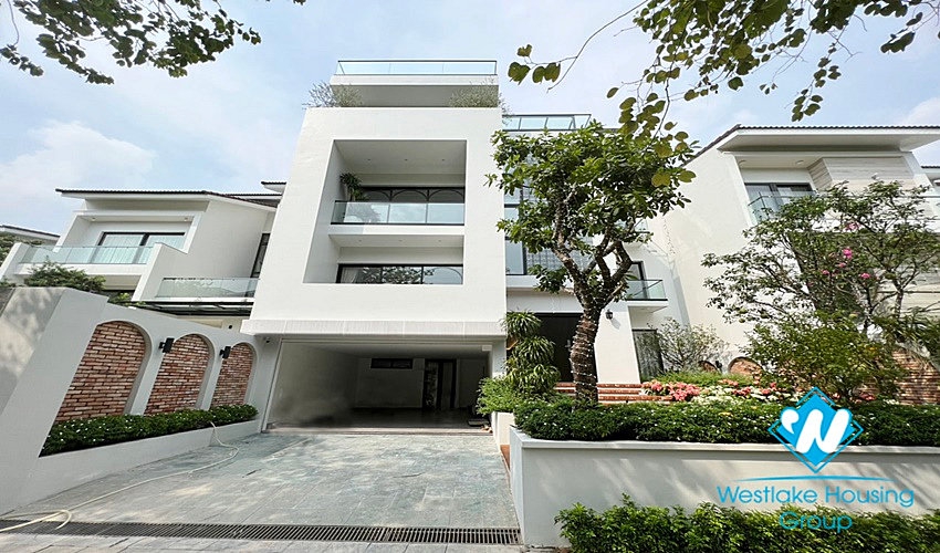 Super luxurious villa for rent in Q block, Ciputra area, Tay Ho