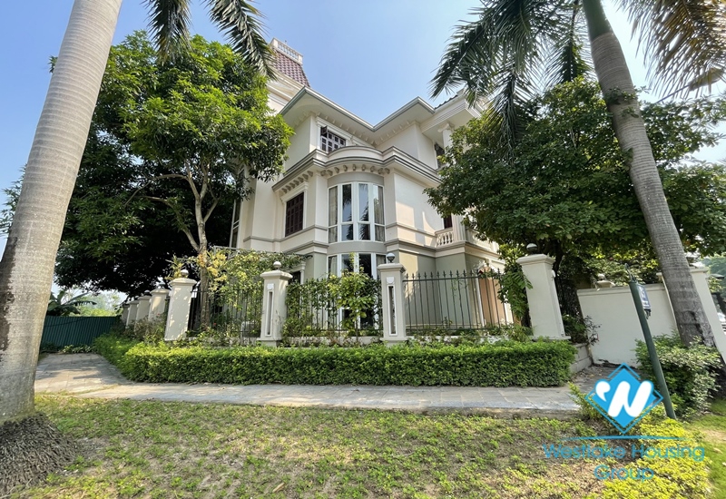 Corner 5 beds house for rent in Ciputra, Tay Ho