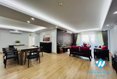 Just recently renovated 4 beds apartment for rent in P1 building, Ciputra, Tay Ho