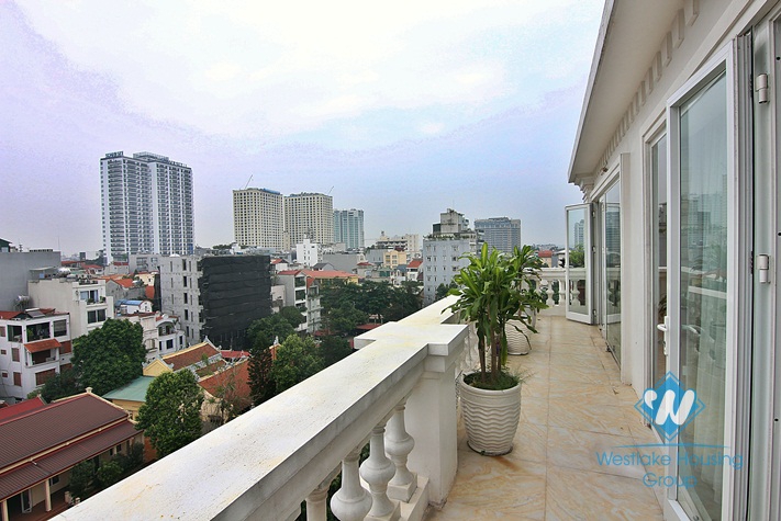 A top floor 2 bedroom apartment for rent in To ngoc van, Tay ho, Ha noi