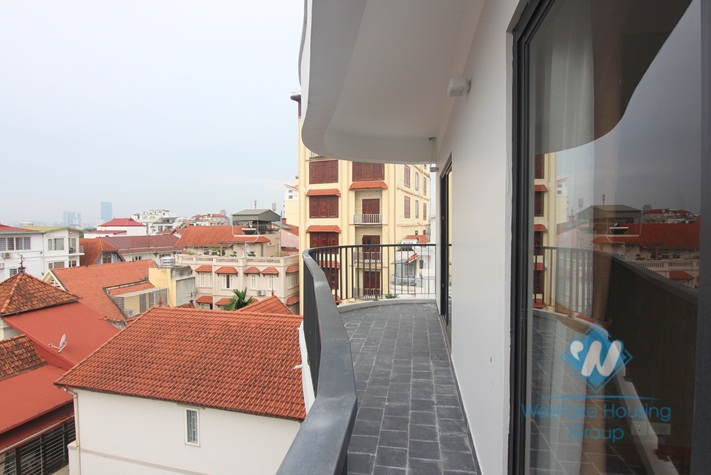 Big terrace and big balcony apartment for rent in Tay Ho