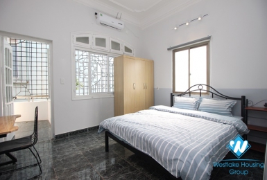 Brightly 1 bedroom apartment for rent in Truc bach, Ba dinh, Hanoi