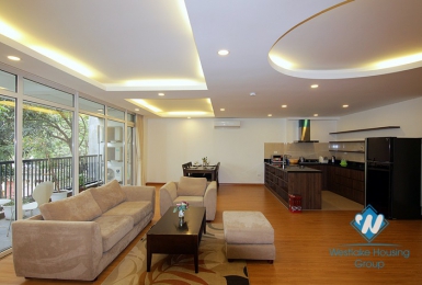 Big size apartment with balcony for rent in Tu Hoa st, Tay Ho District 