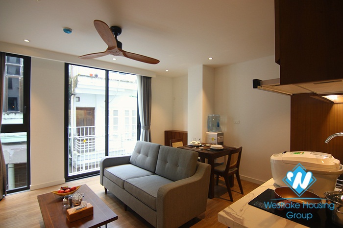 A lovely serviced apartment in Japanese style for rent in Ba Dinh District