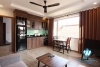 Bright apartment with one bedroom for rent at the Building No 2 alley 32-18 To Ngoc Van st, Tay Ho District