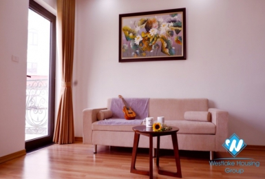 A delightful, spacious apartment for rent on Van Bao, Ba Dinh District
