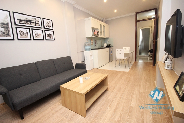 Apartment with beautiful balcony for rent in Ba Dinh, Hanoi