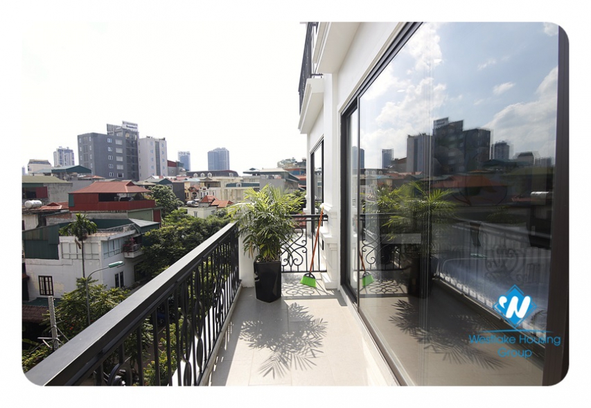 Bright 1-bedroom apartment with a nice balcony on Phan Ke Binh Str,, Ba Dinh