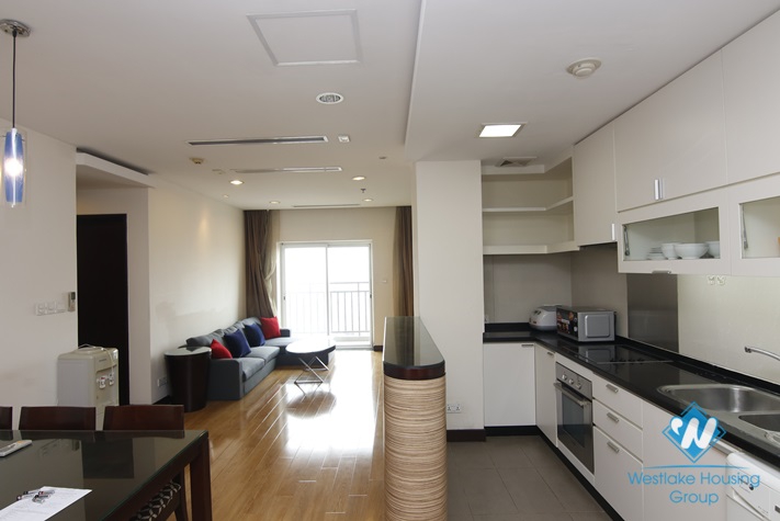 Three bedroom apartment for rent in Hoa Binh Green, 376 Buoi st, Ba Dinh