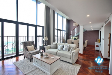 A splendid 3 bedroom apartment for rent on Pentstudio, Lac Long Quan street