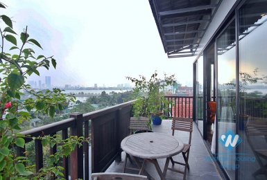 Bright and gorgeous 2 bedrooms apartment for rent in Dang Thai Mai, Tay Ho, Ha Noi