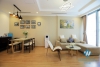 Bright two bedrooms apartment for rent in Vinhome Nguyen Chi Thanh, Dong Da