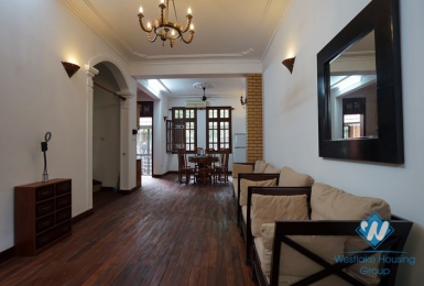 A spacious three-bedroom house on Lac Chinh street, Truc Bach area, Ba Dinh