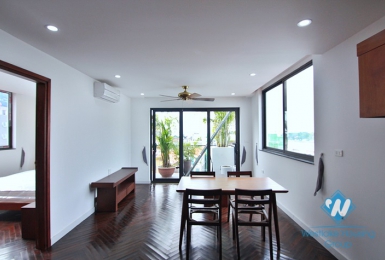 Lake view one bedroom apartment for rent in Tu Hoa, Tay Ho