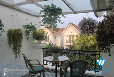 Modern 3 bedrooms villa for rent in Vinhomes Riverside, Long Bien district, Hanoi