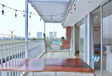 An elegant 2 bedroom apartment for rent on Dang Thai Mai street