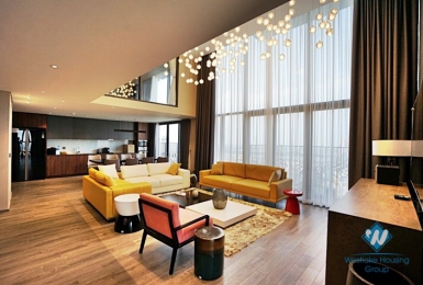 A marvelous duplex 2 bedroom apartment for rent in PentStudio Hanoi