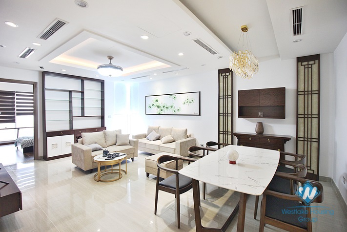 A delightful 3 bedroom 2 bathroom apartment for rent in Ciputra, Hanoi