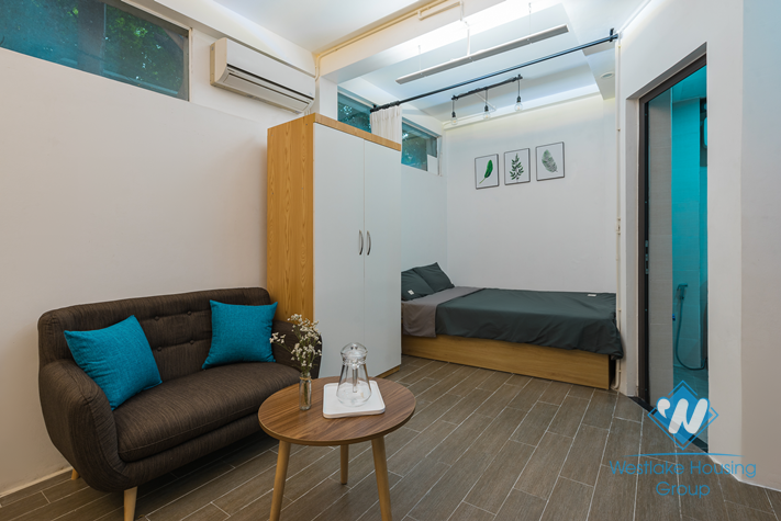 A simple and nice studio apartment for rent in Ba Dinh District