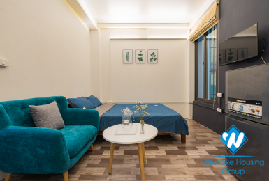 A lovely studio apartment for rent on Tran Phu street, Ba Dinh District