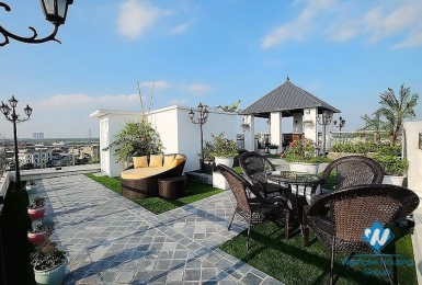 A super large duplex apartment for rent in Tay Ho District, Hanoi, Vietnam