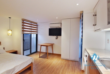 A newly studio for rent in Xuan dieu, Tay ho, Ha noi
