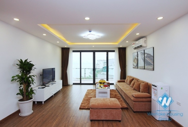 A stunning three bedrooms apartment for rent in Xuan Dieu, Tay Ho