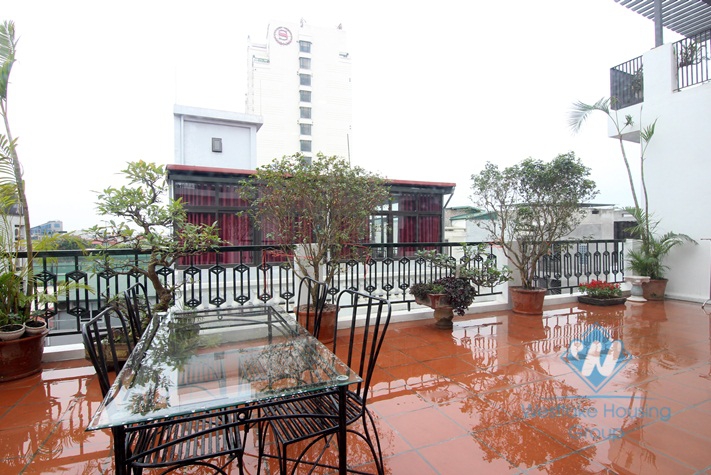 A spacious 2 bedroom apartment with huge balcony in Tu hoa, Tay ho