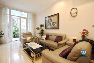 A furnished house with 5 bedrooms for rent in Ciputra K Block