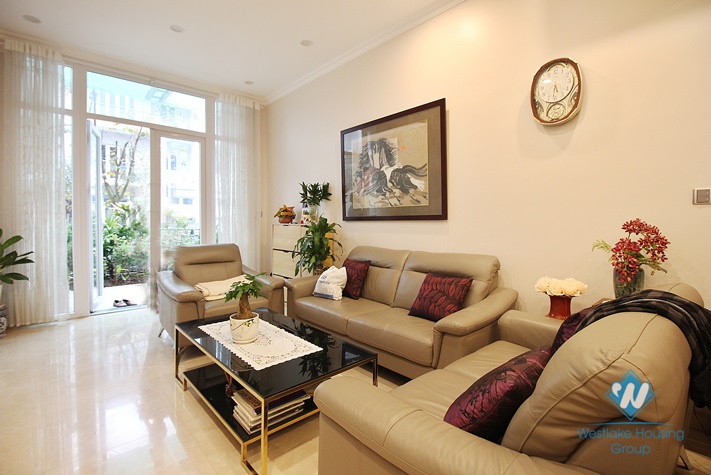 A furnished house with 5 bedrooms for rent in Ciputra K Block