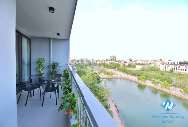 Lake view two bedroom apartment for rent in No 57 Trinh Cong Son, Tay Ho, Ha Noi, Viet Nam