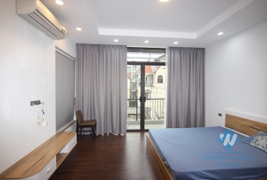 Modern studio apartment with balcony for rent in Tay Ho district 