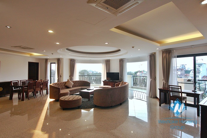 A gorgeous and spacious apartment for rent in Dang Thai Mai, Tay Ho