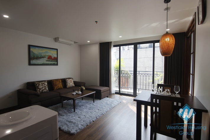 Morden 1+ bedroom apartment for lease in Kim Ma Thuong, Ba Dinh, Ha Noi