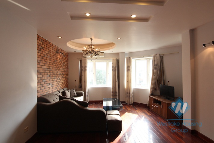 Nice and big one bedroom for rent in To Ngoc Van st, Tay Ho district 