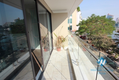 Nice 02-bedroom apartment with lake view in Vu Mien, Tay Ho, Ha Noi for rent