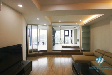 Lake view 2 bedrooms apartment for rent in Tran Vu, Truc Bach