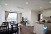 Brand new lake view 2 bedroom apartment for rent in HDI tower Hai Ba Trung