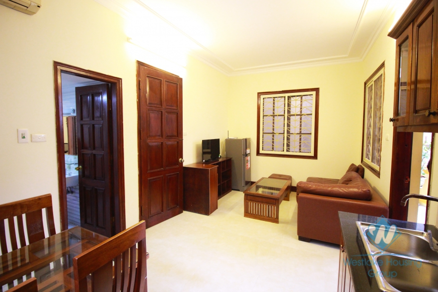 One bedroom apartment for rent in Ngoc Ha street, Ba Dinh district, Ha Noi