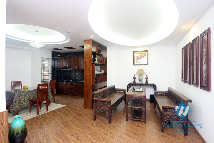 Quite and large apartment for rent on Doi Can Street.