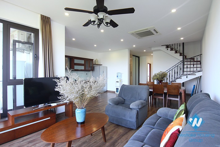 Superior lakeview duplex apartment rental in Tay Ho