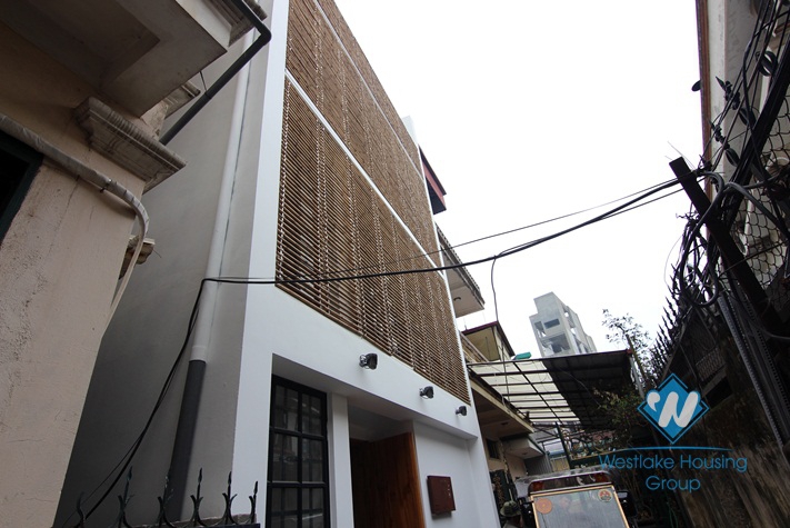 Beautiful house with unique design 03 bedrooms for rent in Tay Ho district